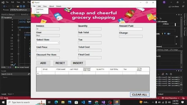 WINFORMS PROJECT: Inventory Management System with Database SQL Connectivity (DBMS FINAL PROJECT)