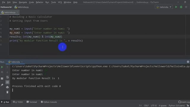 Python Part-4 Learn Coding Learn Python How to get value input by user (हिंदी में)
