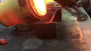 Плавка меди в индукционной печи