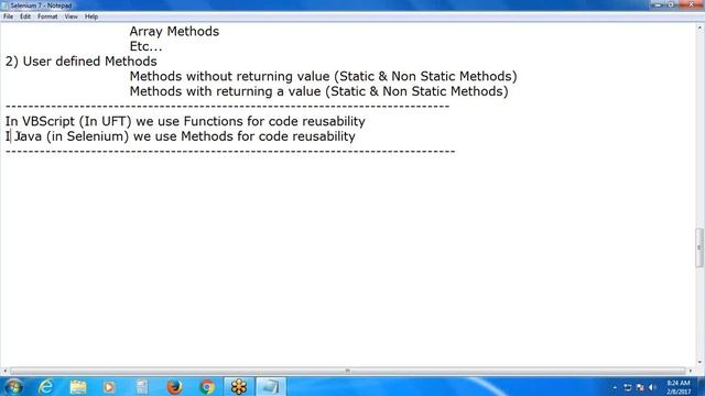 Selenium 7: Overview of Java Part-2 смотреть онлайн