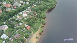 Пироговское водохранилище - д. Подрезово (квадрокоптер)