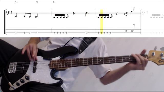 Domination by Pantera - Bass Cover (tablature & notation included)