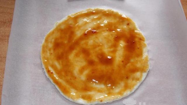 Домашняя пицца из готового теста с брокколи и кисло-сладким соусом