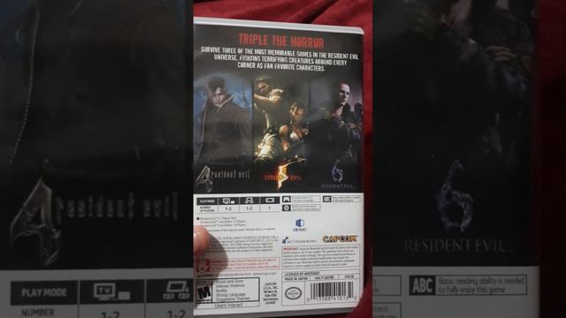 Resident Evil Triple Pack Switch Unboxing