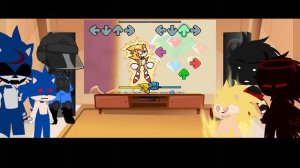 Friday Night Funkin Mod Characters Reacts | Gacha Club | FNF | Part 7 | (FnFoundation, Sonic.EXE)