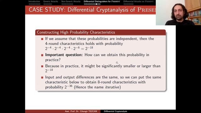 Cryptanalysis 6.5: Experimentally Verifying a Theoretical Distinguisher