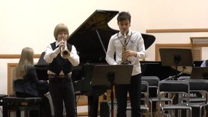 St. Louis Blues. Степан и Иван Семеновы, Алиса Рогулина, Евсевий Григоренко в ДМШ им.Гречанинова