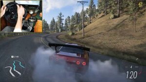Drifting R32 Nissan GTR - Forza Horizon 5 | Thrustmaster T300RS gameplay