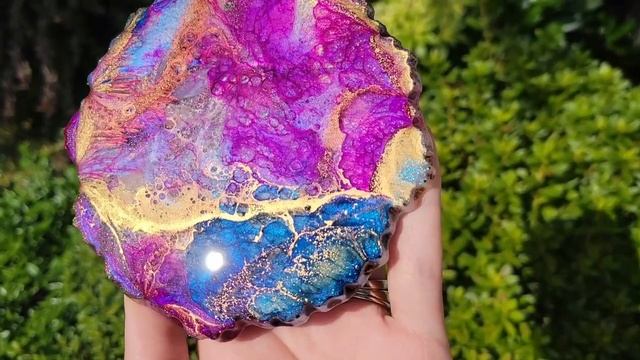 Fast video resin coasters / How to fix ugly coasters / transforming dud resin coasters into beautie смотреть онлайн
