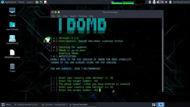 Call Bombing and Sms Bombing in hindi|| kali linux || parrot || only Educational purpose ||#hackin смотреть онлайн