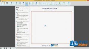 3D PDF Maker for AutoCAD Tutorial 1.  Insert AutoCAD 3D Models in PDF Files