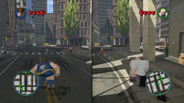 LEGO MARVEL Super Heroes, 2 players split screen co op open world free roam смотреть онлайн