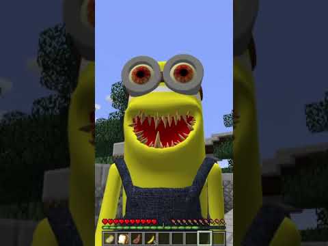 ЭВОЛЮЦИЯ МИНЬОНА В МАЙНКРАФТ ! #shorts #evolution #minions minecraft