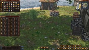 Life is feudal Forest Village, прохождение на русском #2 Поле и дом дровосека