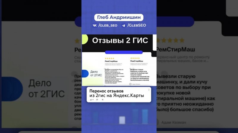 Как ПЕРЕНЕСТИ ОТЗЫВЫ из 2гис на Яндекс Карты? Приложение ДЕЛО #яндекскарты #бизнес #отзывы #реклама