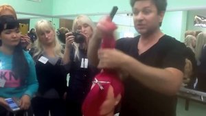 Школа Руслана Татьянина - Прическа с валиком.