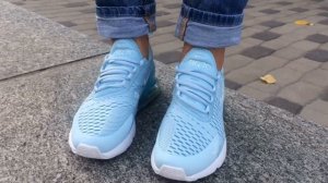 Кроссовки женские Nike Air Max 270 "Blue/White" / AH8050-410