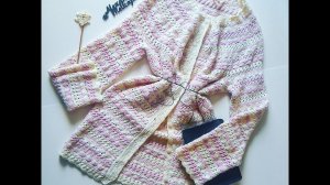 ?Кардиган крючком на универсальный размер, вязаное платье крючком. 1 часть