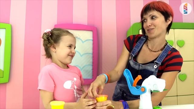 Видео для детей: мороженое из Play Doh! смотреть онлайн