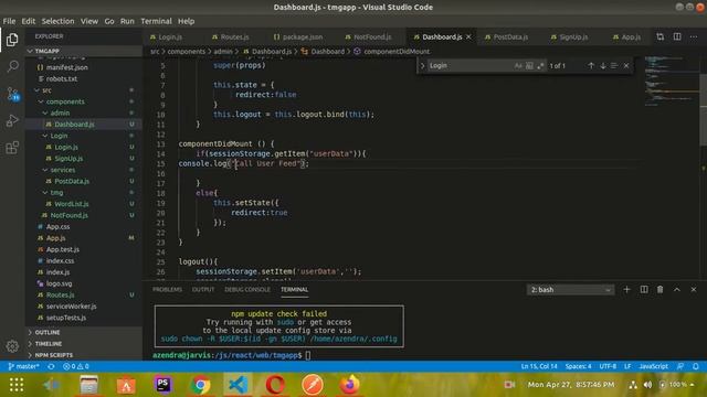 React Tutorial 14 : Session Storage смотреть онлайн