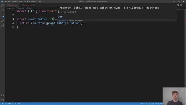 TypeScript and React Tutorial | TypeScript for Beginners