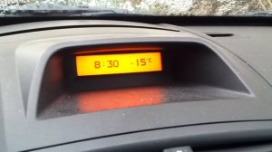 Renault Megane II. (BM0C, K4M) cold start (-15C)