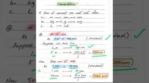 How to do unit conversions.