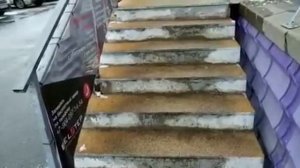Обогрев ступеней греющим кабелем. #Кабельный обогрев#обогрев ступеней