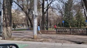 Алма-Ата, ул Кунаева, Гоголя, парк 28 панфиловцев, гостиница ОТРАР, 5 04 2023