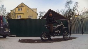 Питбайк. Холодный запуск двигателя
