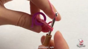 Варежки крючком. 1 Мысок варежки (начало вязания варежки). Мастер-класс.