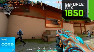 Valorant : GTX 1650 4GB + i3-12100F