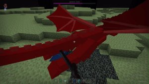 Красный Дракон в Майнкрафте! Minecraft♥️