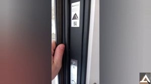 Уличная входная дверь Двекрон Астрал RAL 9005 с терморазрывом и стеклопакетом. Двойная оцинковка!
