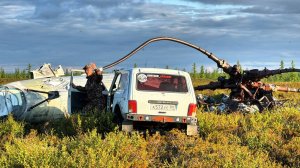 В поисках упавшего вертолёта МИ-6А в Надымском районе, ЯНАО.Второй день, возвращение домой.OFF Road.