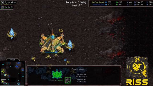 StarCraft 1: MOTHER OF ALL MAPS? - Bonyth vs Sziky Part 4 | RISS смотреть онлайн
