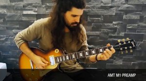 MARHALL AFD100 Vs AMT M1 & M2 - PREAMPS COMPARED ONLY GUITAR (Into Torpedo CAB M)