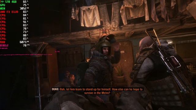 METRO EXODUS || AMD RX 570 4GB +AMD FX 8120 смотреть онлайн