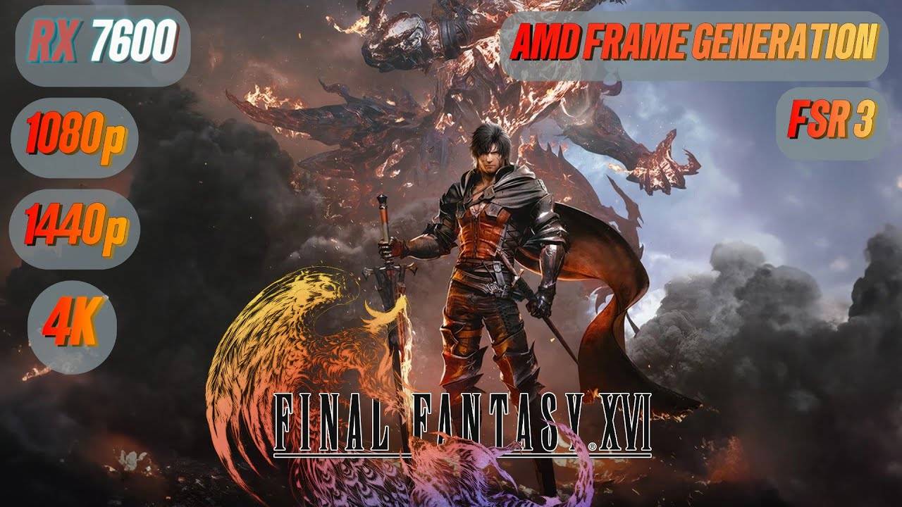 Final Fantasy 16 - Бенчмарк с RX 7600 и i5 12400F | 1080p | 1440p | 2160p (4K) смотреть онлайн