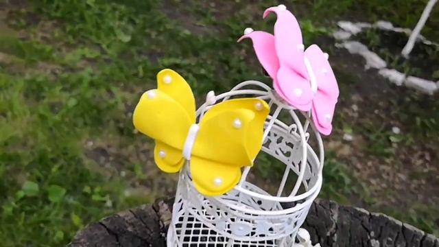 Заколки-бабочки из фоамирана своими руками? смотреть онлайн