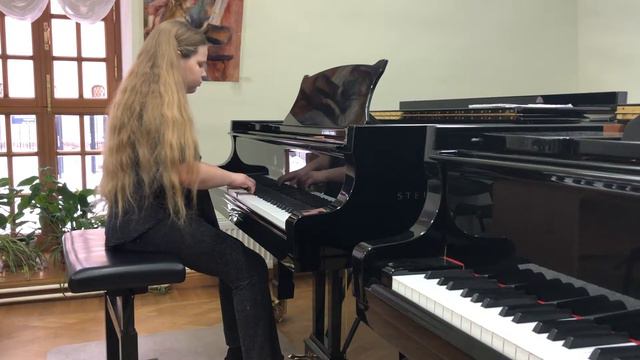 Екатерина Роза Яновская 11лет  И. С.  БАХ   ХТК     XII Preludium   Fuga XII  фа минор 2 том