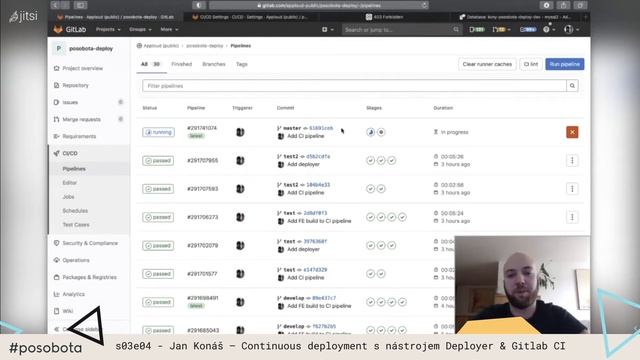 Jan Konáš - Continuous deployment s nástrojem Deployer & Gitlab CI смотреть онлайн