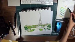 [Architecture Drawing] Tour Eiffel - Gustav Eiffel