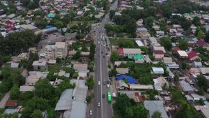 Алматы. Проспект Назарбаева, развязка на улицу Жансугурова.