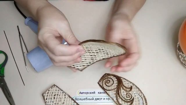 № 80 Ваза-Чаша ажурная. Только джут. смотреть онлайн