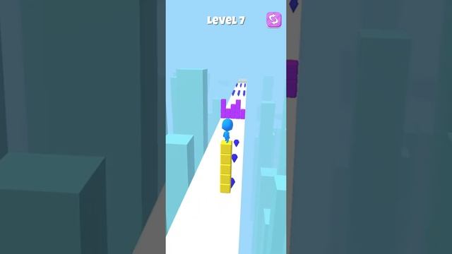 Perfect cube runner 3d 7 #Shorts #Game #Android