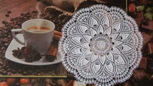 Салфетка "Машенька" крючком. Часть 1 МК