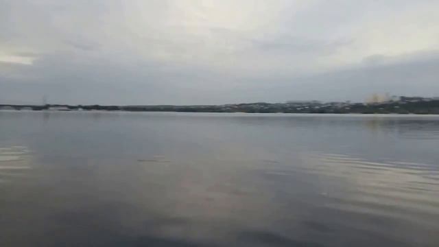НАБЕРЕЖНАЯ ВОРОНЕЖА вечером.