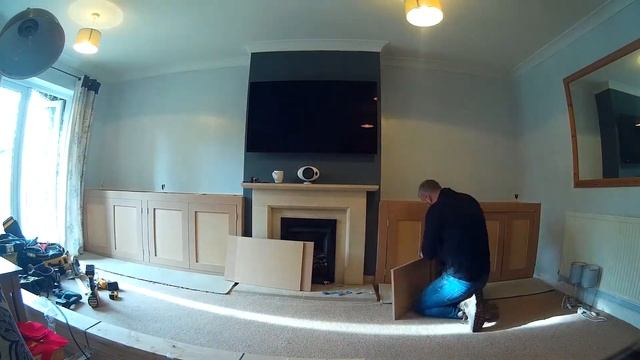 Alcove Cupboards and Shelves Build - in 2 Minute Timelapse | Rob @ Home смотреть онлайн