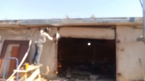 Увеличиваем ворота в гараже мечты(смотреть до конца)